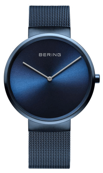 Bering | Classic | polished/brushed blue | 14539-397