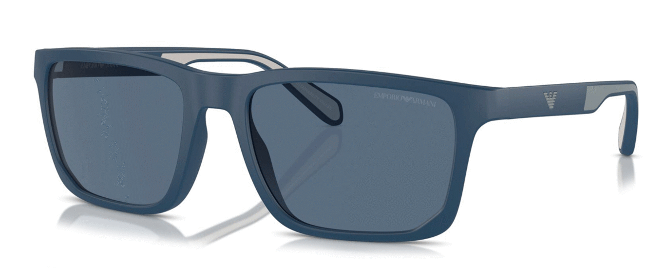 Emporio Armani Men’s Rectangular Sunglasses EA4219 576380