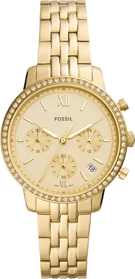FOSSIL Neutra Chronograph Gold-Tone Stainless Steel Watch ES5219
