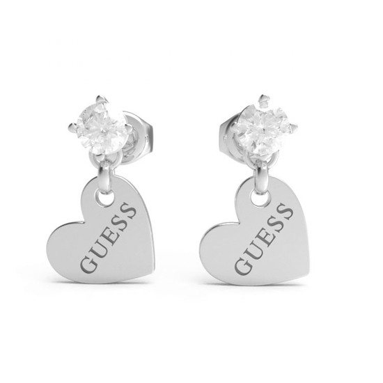 Guess ‘Heart to Heart’ Earrings JUBE01083JWRHT/U