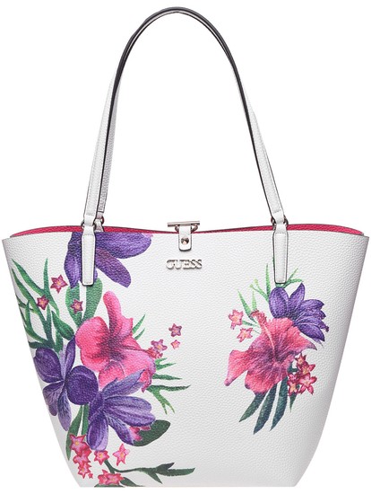 GUESS ALBY FLORAL PRINT SHOPPER HWEF74552300-FRB
