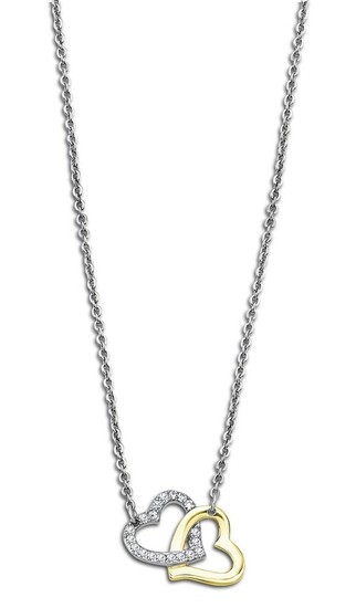 LOTUS STYLE WOMEN'S STAINLESS STEEL NECKLACE WOMAN'S HEART LS2117-1/1