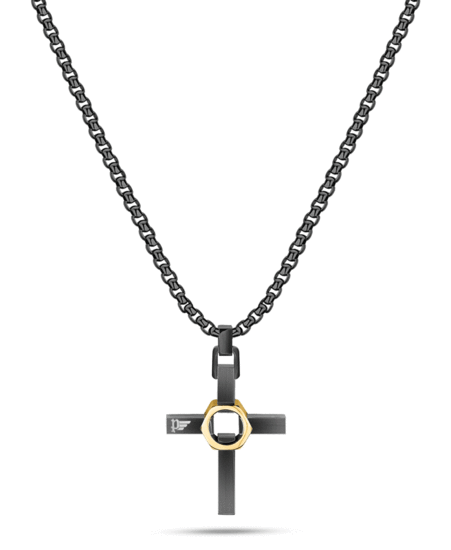 Crossed Out Necklace Police For Men PEAGN2211313