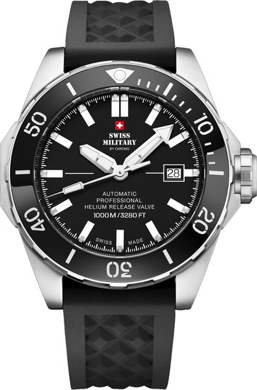 SWISS MILITARY BY CHRONO 1000M AUTOMATIC DIVE WATCH SMA34092.04