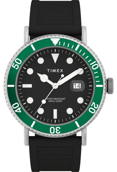 Timex Portside 43mm Eco-Friendly Resin Strap Watch TW2W16700