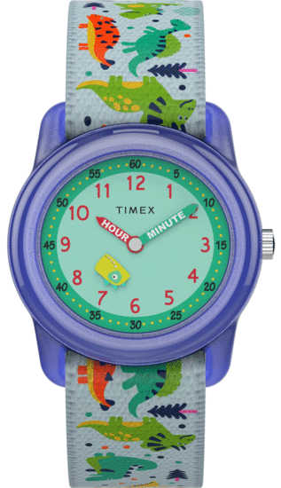 TIMEX Kids Analog 28mm Elastic Fabric Strap Watch TW7C77300