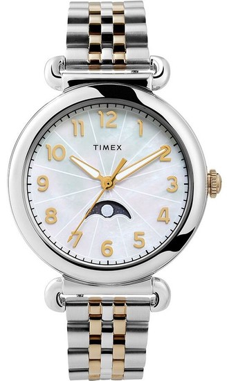 TIMEX Model 23 38mm Stainless Steel Bracelet Watch TW2T89600