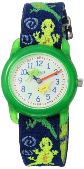 TIMEX Kids Time Machine Gecko Watch with Clock Gift Set TWG014900