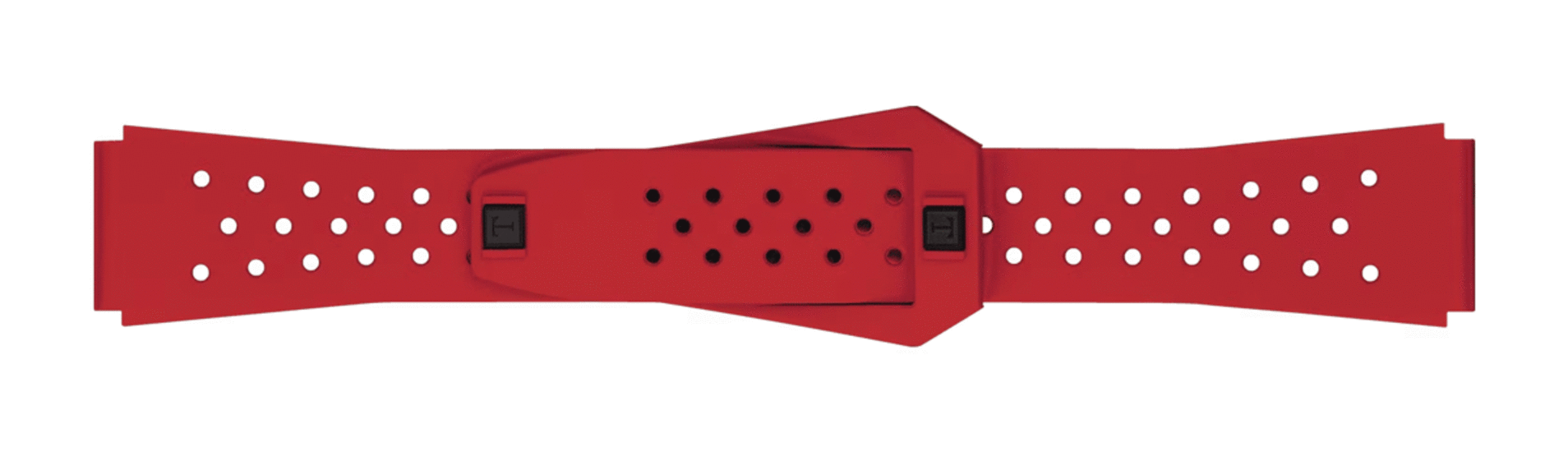 TISSOT OFFICIAL RED SIDERAL RUBBER STRAP T852.048.860