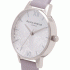 OLIVIA BURTON Lace Detail Grey Lilac Silver Watch OB16MV76
