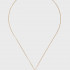 FOSSIL  Moon + Star Pendant Gold-Tone Stainless Steel Necklace JF03242710