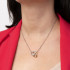 LOTUS STYLE WOMEN'S STAINLESS STEEL NECKLACE WOMAN'S HEART LS2117-1/1