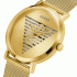 GUESS GOLD TONE CASE GOLD TONE STAINLESS STEEL/MESH WATCH GW0502G1