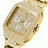 GUESS GOLD TONE CASE GOLD TONE STAINLESS STEEL WATCH GW0472L2
