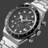 TIMEX Q Timex Three Time Zone Chronograph 40mm Stainless Steel Bracelet Watch TW2V69800
