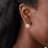 Fossil Disc Drop Earrings JF01737791