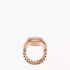 Fossil Watch Ring Two-Hand Rose Gold-Tone Stainless Steel ES5320