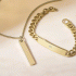 Fossil Drew Gold-Tone Stainless Steel Chain Bracelet JF04465710